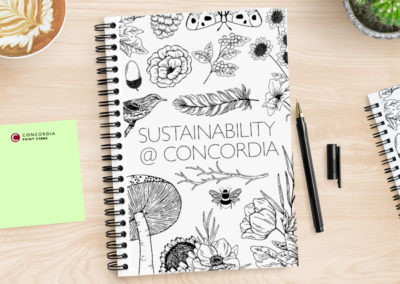 Zero waste Concordia notebooks